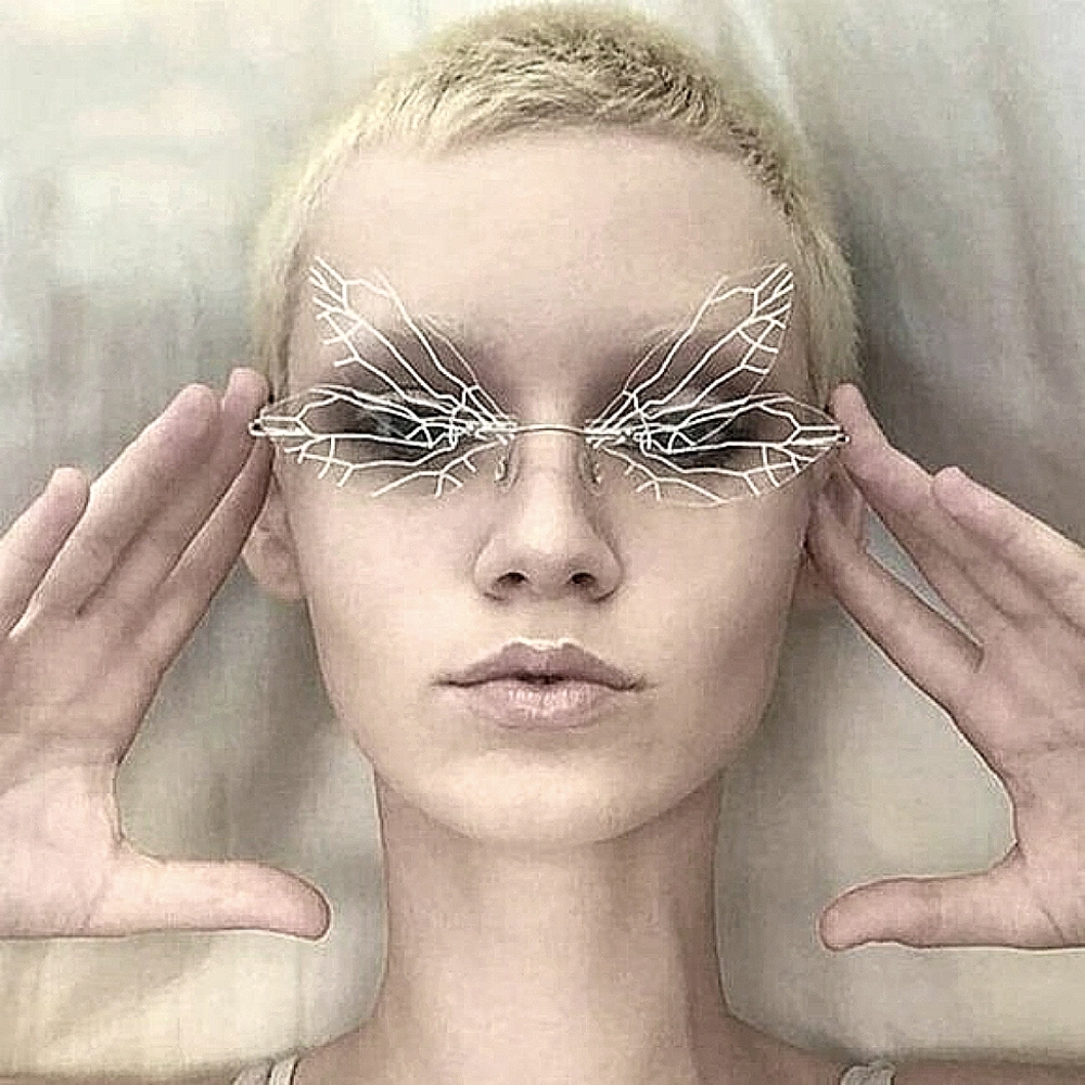 Fairy Wing Glasses - Clear 🏆HP🏆 - Picture 5 of 5